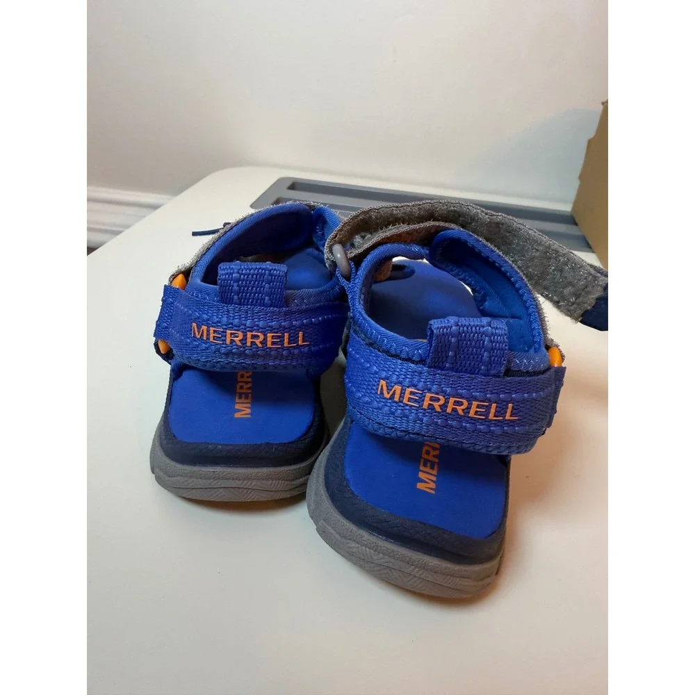 Merrell Rapids Sandals Kids Size 11 Blue Grey MK126311 Hiking Water Shoes